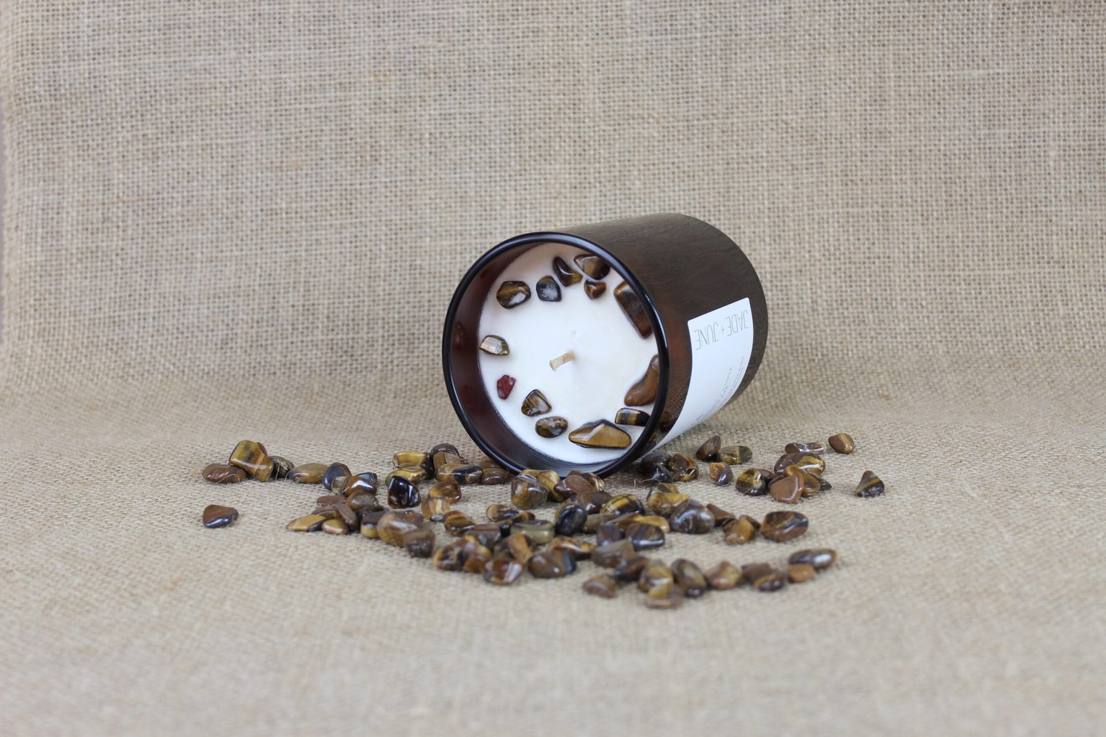 Maia Candle Tiger's Eye
