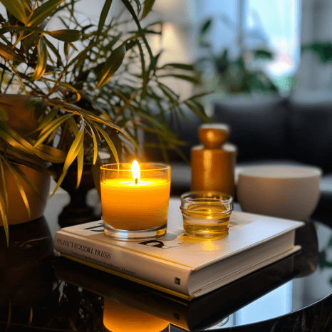 crystal soy candle