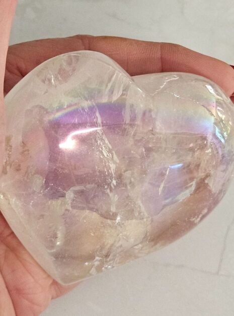 Clear Quartz Heart Clear Quartz Heart