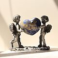 Cherubs with Sodalite Heart