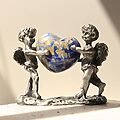 Cherubs with Sodalite Heart