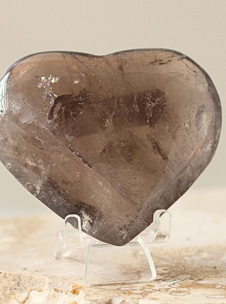 Smoky Quartz Heart Smoky Quartz Heart