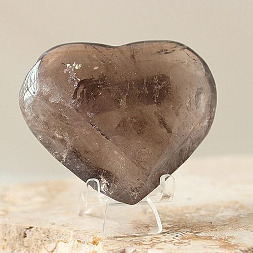 Smoky Quartz Heart