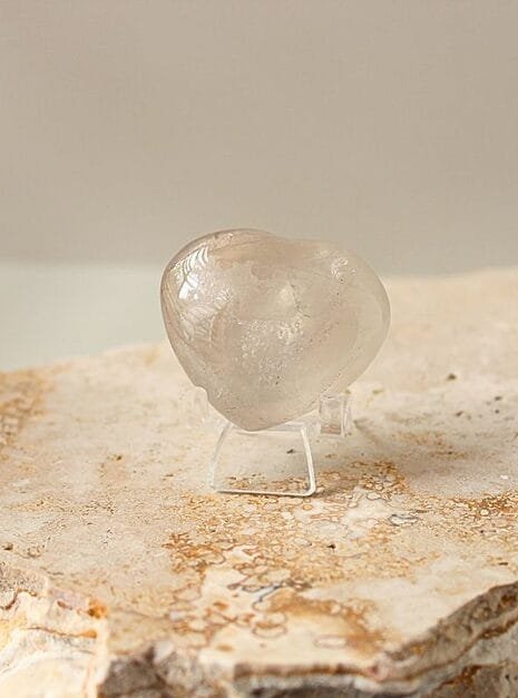 Clear Quartz Heart