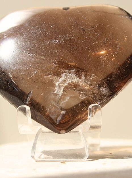 Smoky Quartz Crystal Heart Smoky Quartz Crystal Heart