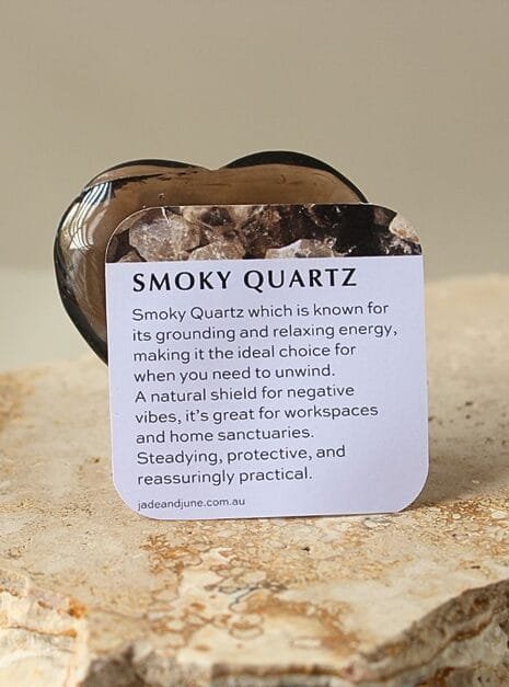 Smoky Quartz Crystal Heart Smoky Quartz Crystal Heart