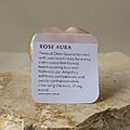 Rose Aura Crystal Heart