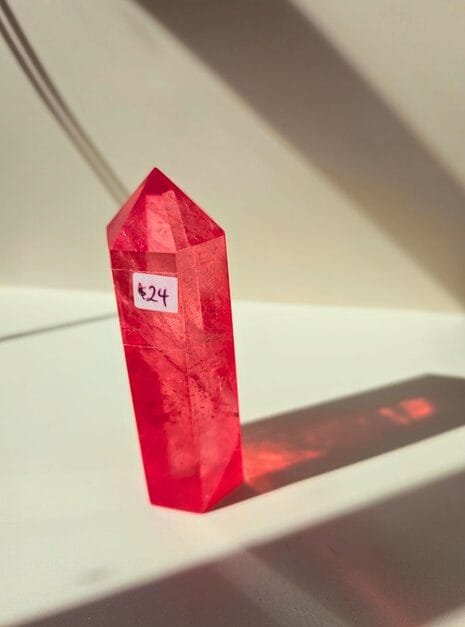 Red Quartz Aura Tower Red Quartz Aura Tower