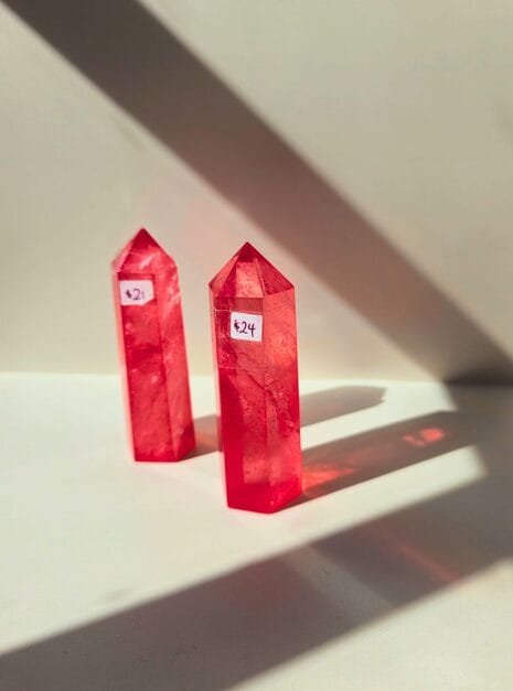 Red Quartz Aura Tower Red Quartz Aura Tower