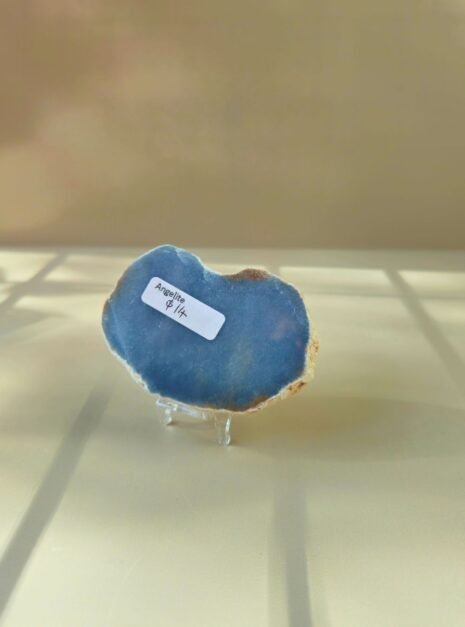 Angelite Face Polished Angelite Face Polished