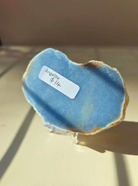 Angelite Face Polished