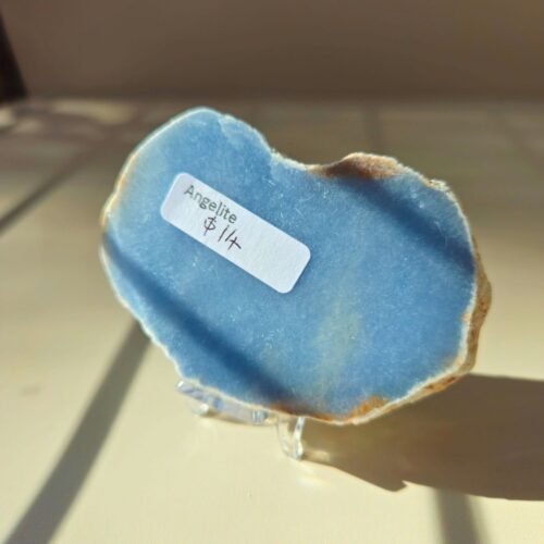 Angelite Face Polished