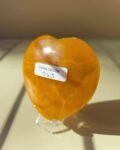 Honey Calcite Heart