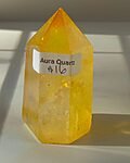 Yellow Aura Quartz Small