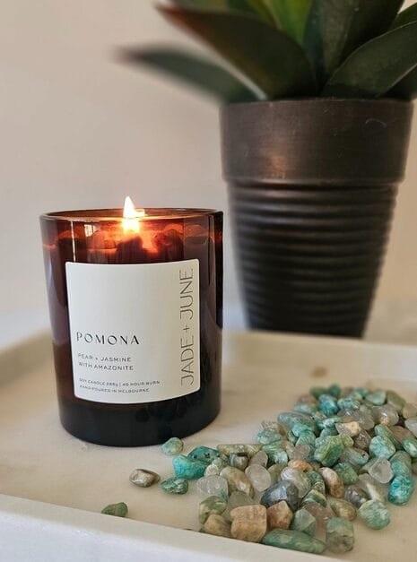 Lit Pomona Soy Candle | Jade + June Pomona Candle Bundle