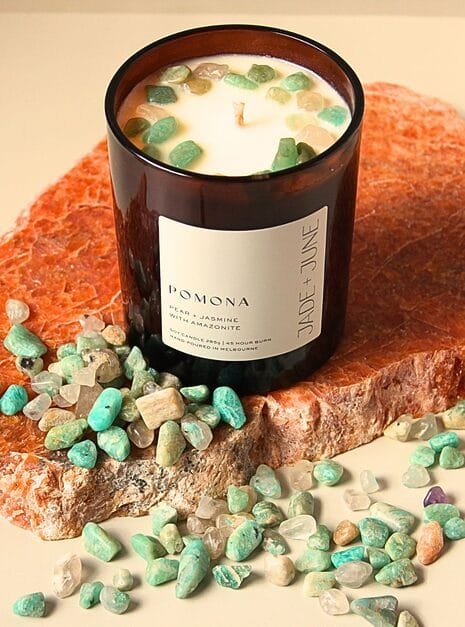 Pomona Crystal Candle | Jade + June Pomona Candle Bundle