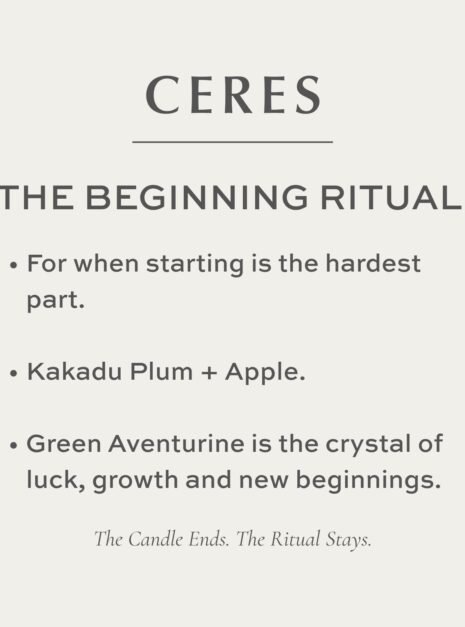 Ceres The Beginning Ritual Ceres The Beginning Ritual