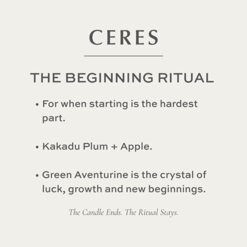 Ceres The Beginning Ritual Ceres The Beginning Ritual