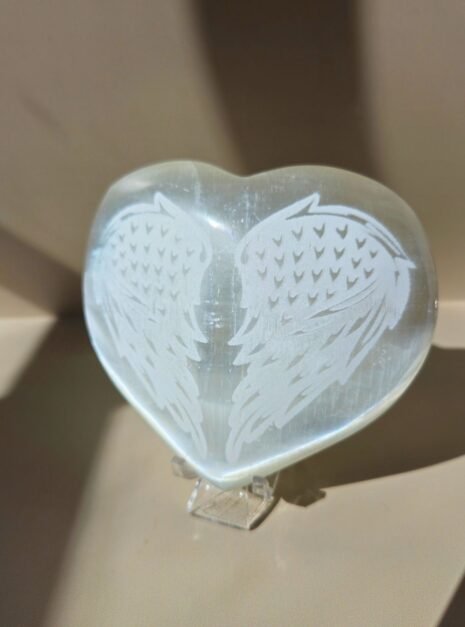 Selenite Heart