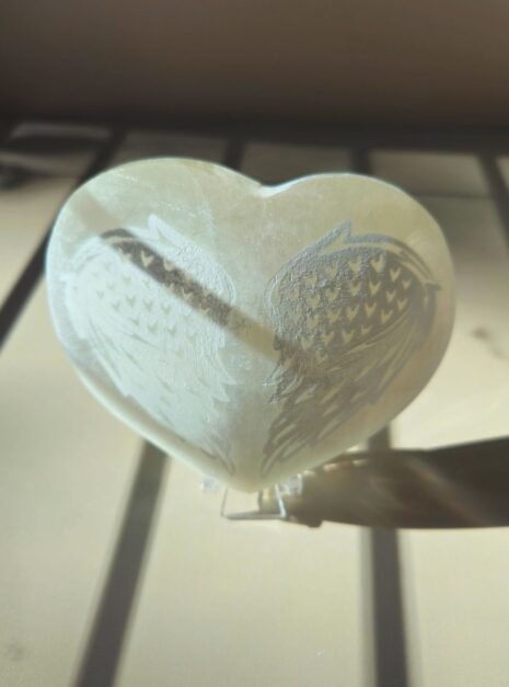 Selenite Heart Selenite Heart