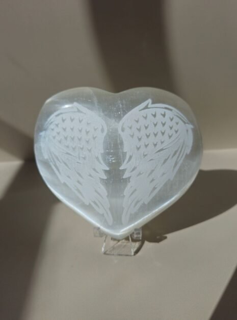 Selenite Heart Selenite Heart