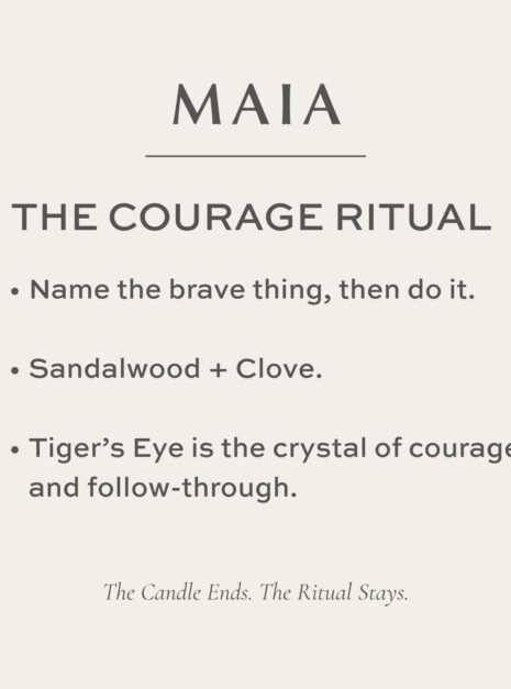 Maia The Courage Ritual Maia The Courage Ritual