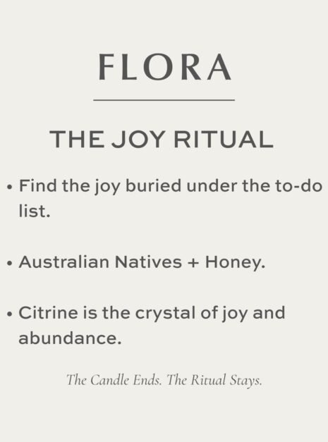 Flora The Joy Ritual Flora The Joy Ritual