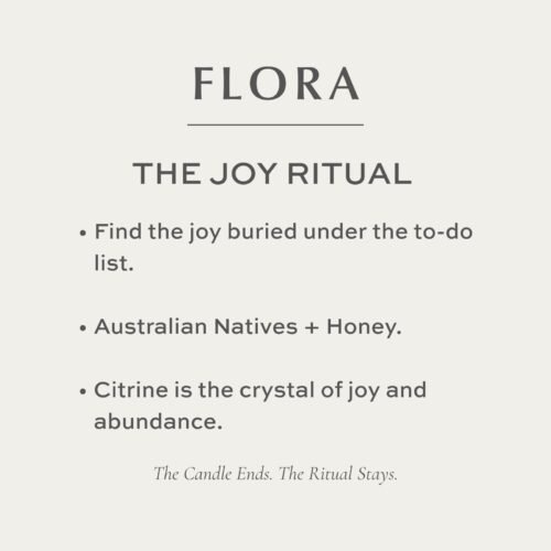 Flora The Joy Ritual Flora The Joy Ritual