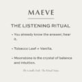 Maeve The Listening Ritual Candle