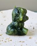 Jade Highland Cow Carving