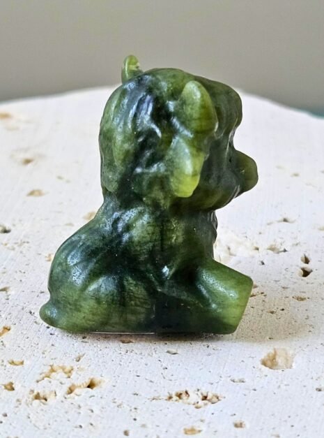 Jade Highland Cow Carving Jade Highland Cow Carving
