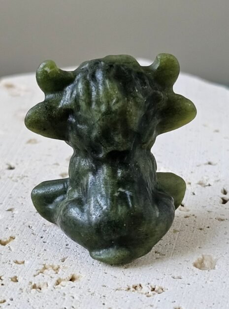 Jade Highland Cow Carving Jade Highland Cow Carving