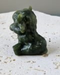 Jade Highland Cow Carving