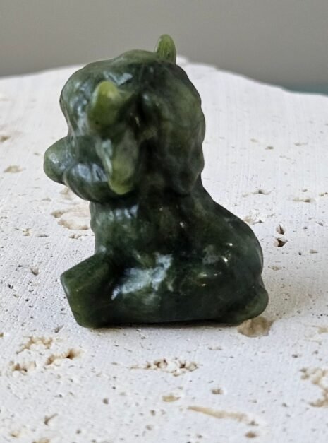 Jade Highland Cow Carving Jade Highland Cow Carving