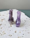 Amethyst Giraffe Carvings