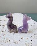 Amethyst Giraffe Carvings