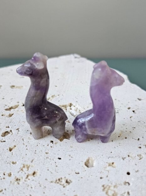 Amethyst Giraffe Carvings Amethyst Giraffe Carvings
