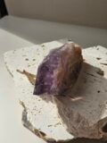 Bahia Amethyst point showing the deeper purple toward the tip
