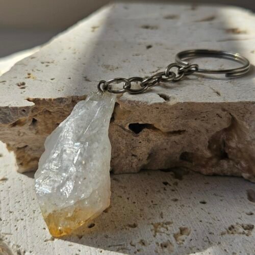 Citrine Point Keyring 3 Citrine Point Keyring