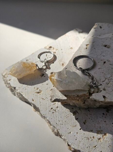 Citrine Point Keyring 6 Citrine Point Keyring