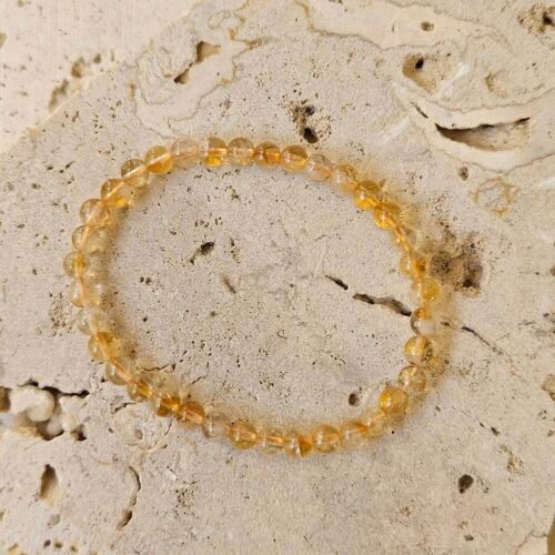 Citrine Bead Bracelet
