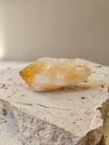 Small Citrine point turned to a three quarter angle
