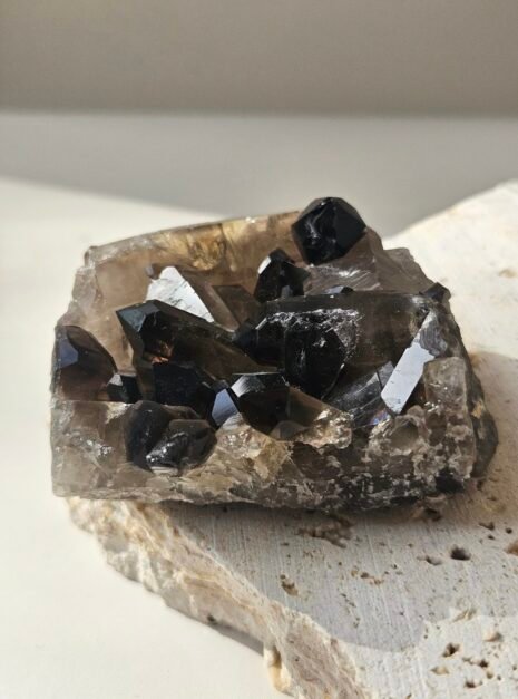 Smoky Quartz Cluster