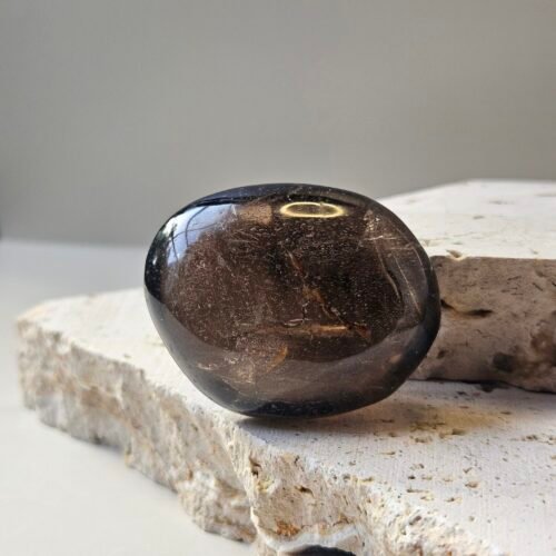Smoky Quartz Palm Stone