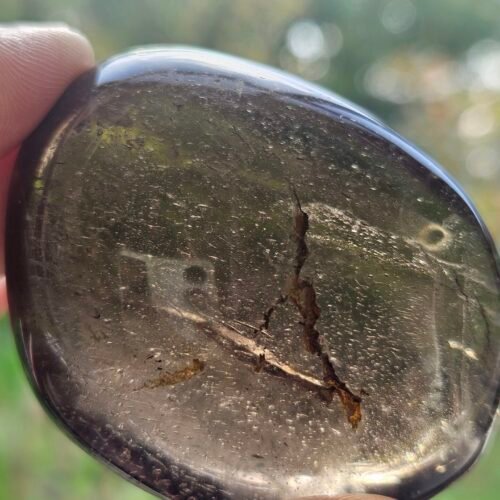 Smoky Quartz Palm Stone 2 Smoky Quartz Palm Stone