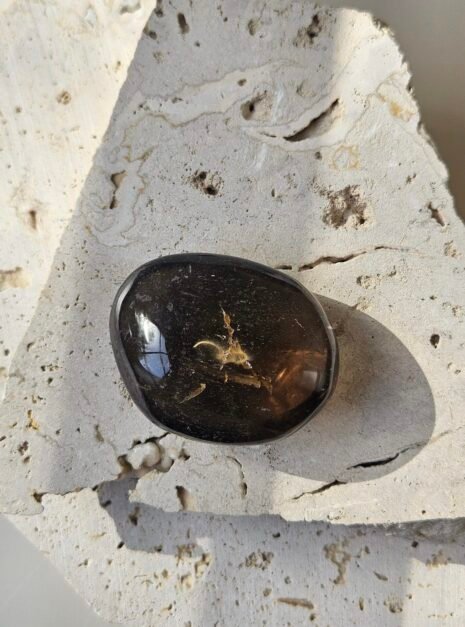 Smoky Quartz Palm Stone 5 Smoky Quartz Palm Stone