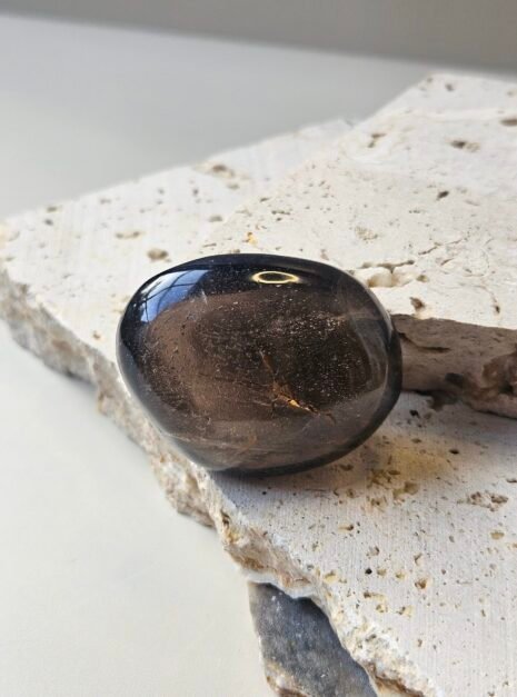 Smoky Quartz Palm Stone 6 Smoky Quartz Palm Stone